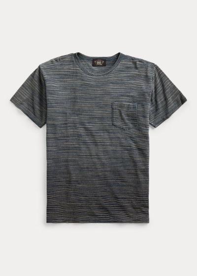 Men's Ralph Lauren Striped Pocket T Shirts | 213867XPN